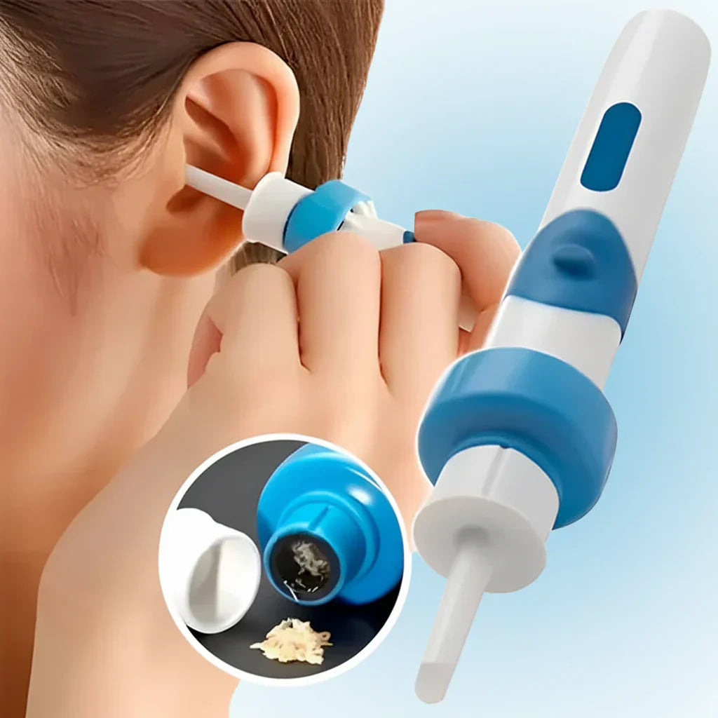 Electric Ear Cleaner With Suction And Silicone Tip For Gentle Wax Extraction | Temsk