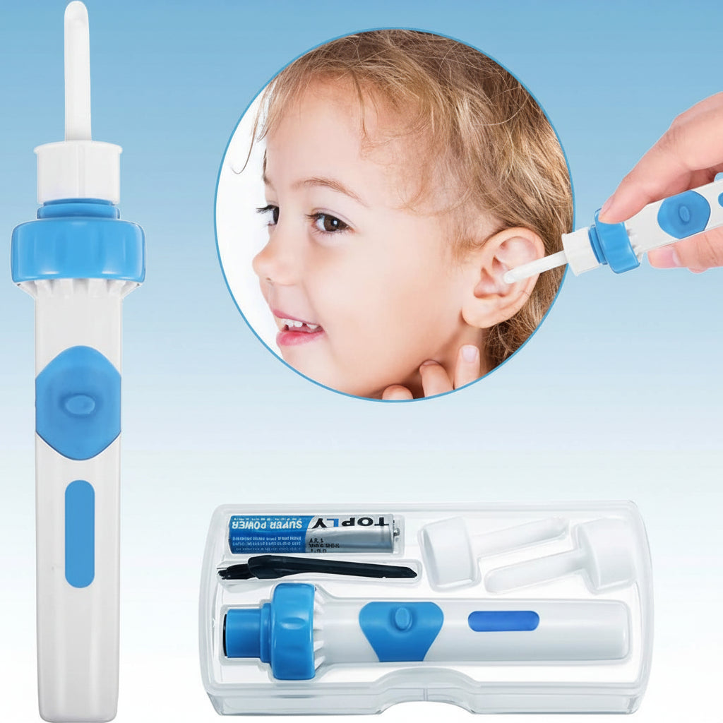 Electric Ear Cleaner With Suction And Silicone Tip For Gentle Wax Extraction | Temsk
