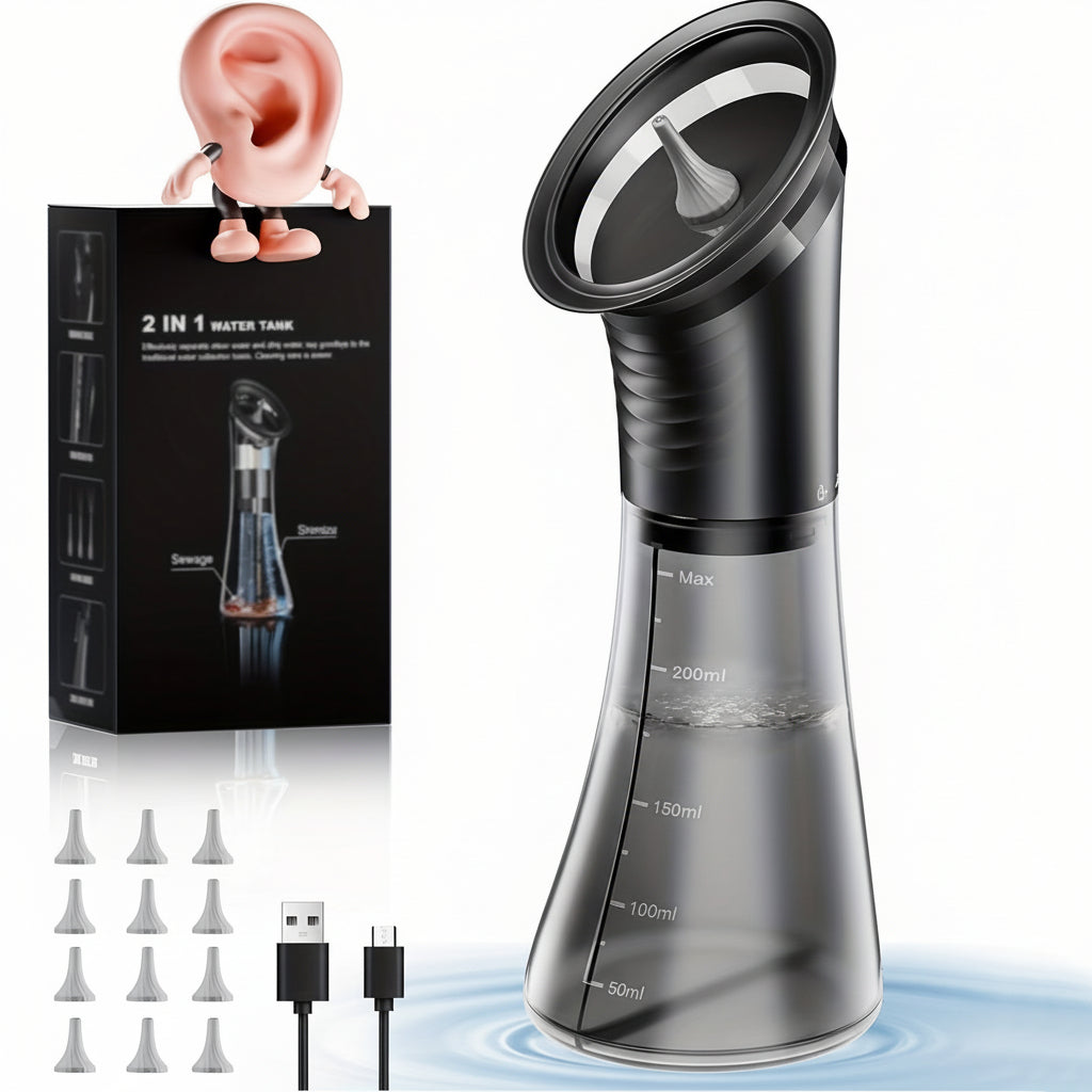 USB Rechargeable Ear Wax Cleaner With Water System | Temsk
