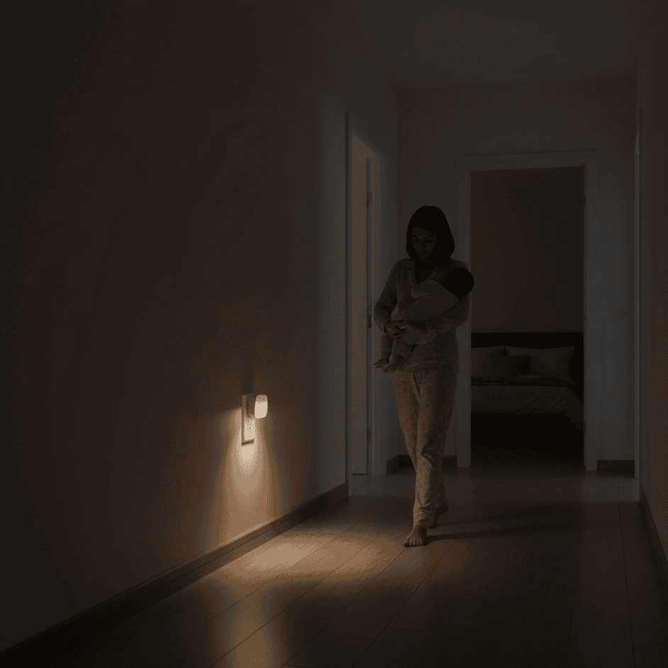 LumaNest Energy-Saving Socket Night Lights With Auto Sensor Six Pack | Temsk
