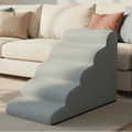 CozyPaw Stairs Padded Five Step Dog Ramp With Washable Cover | Temsk