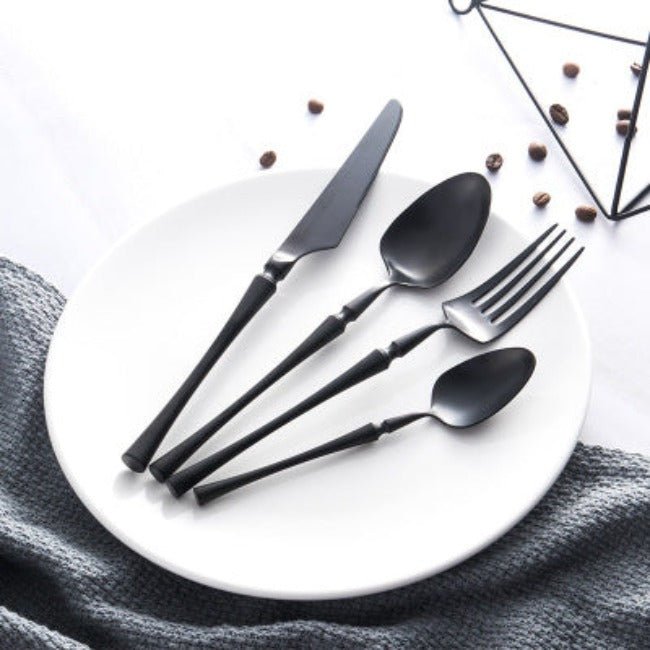 NovaTable Simple 24 Piece Stainless Steel Cutlery Set for Everyday Use | Temsk