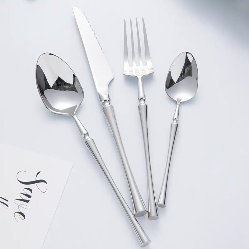 NovaTable Simple 24 Piece Stainless Steel Cutlery Set for Everyday Use | Temsk