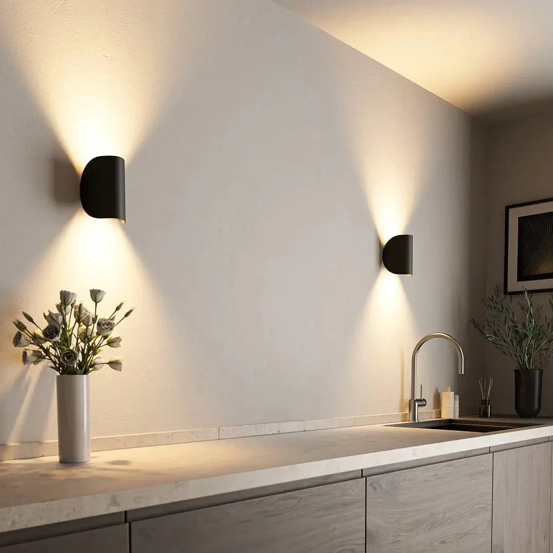 NovaLume moderní LED nástěnné světlo pro energeticky úsporné osvětlení obývacího pokoje | Temsk
