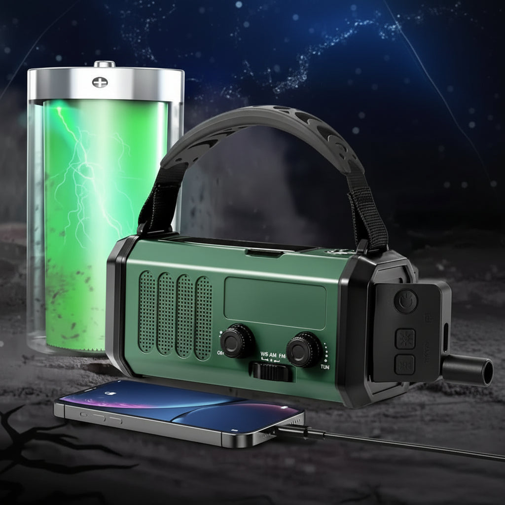 BrightGen All-In-One Emergency Radio With Torch And USB Charging | Temsk