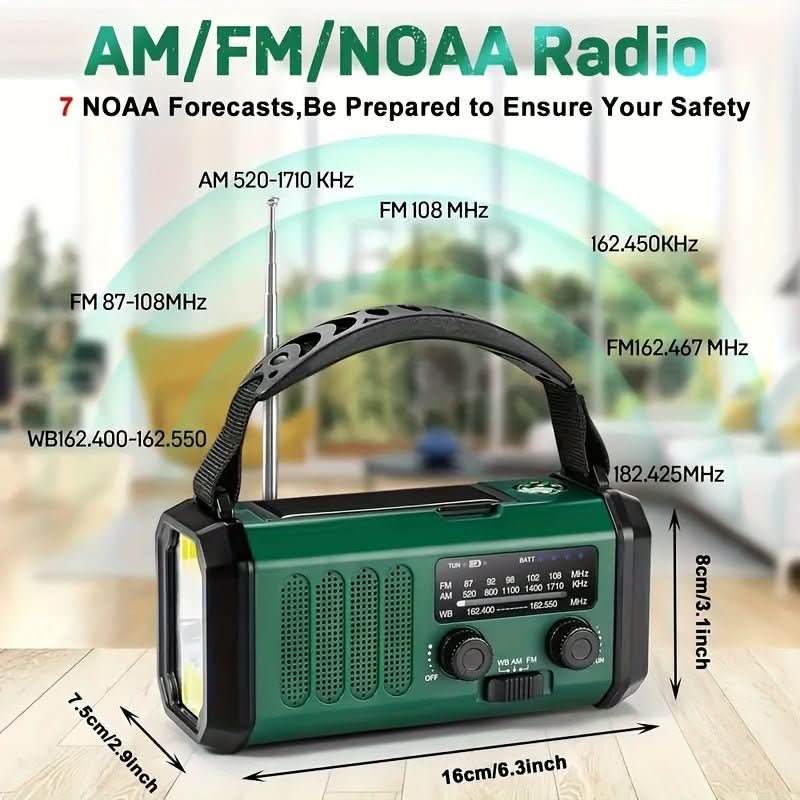 BrightGen All-In-One Emergency Radio With Torch And USB Charging | Temsk