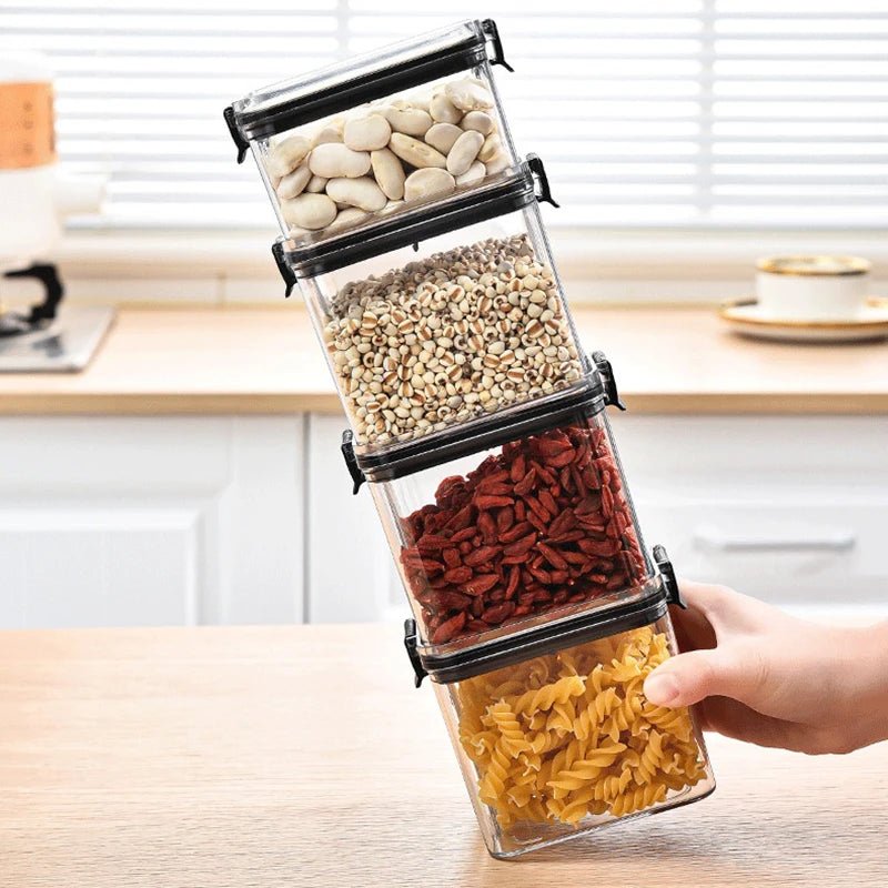 EcoNest Sealed Storage Container Set for Fresh and Organized Kitchens | Temsk