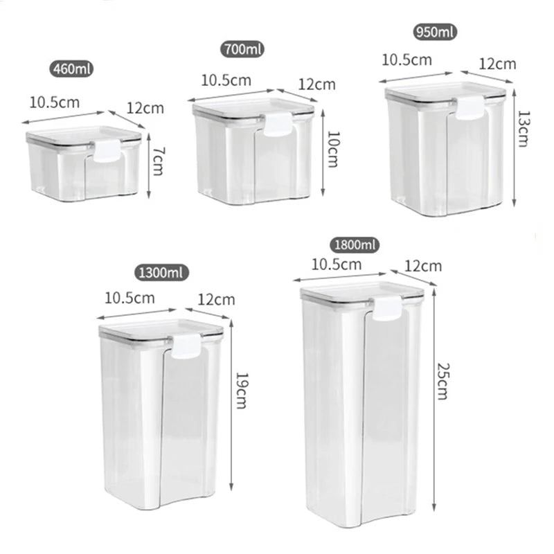 EcoNest Sealed Storage Container Set for Fresh and Organized Kitchens | Temsk