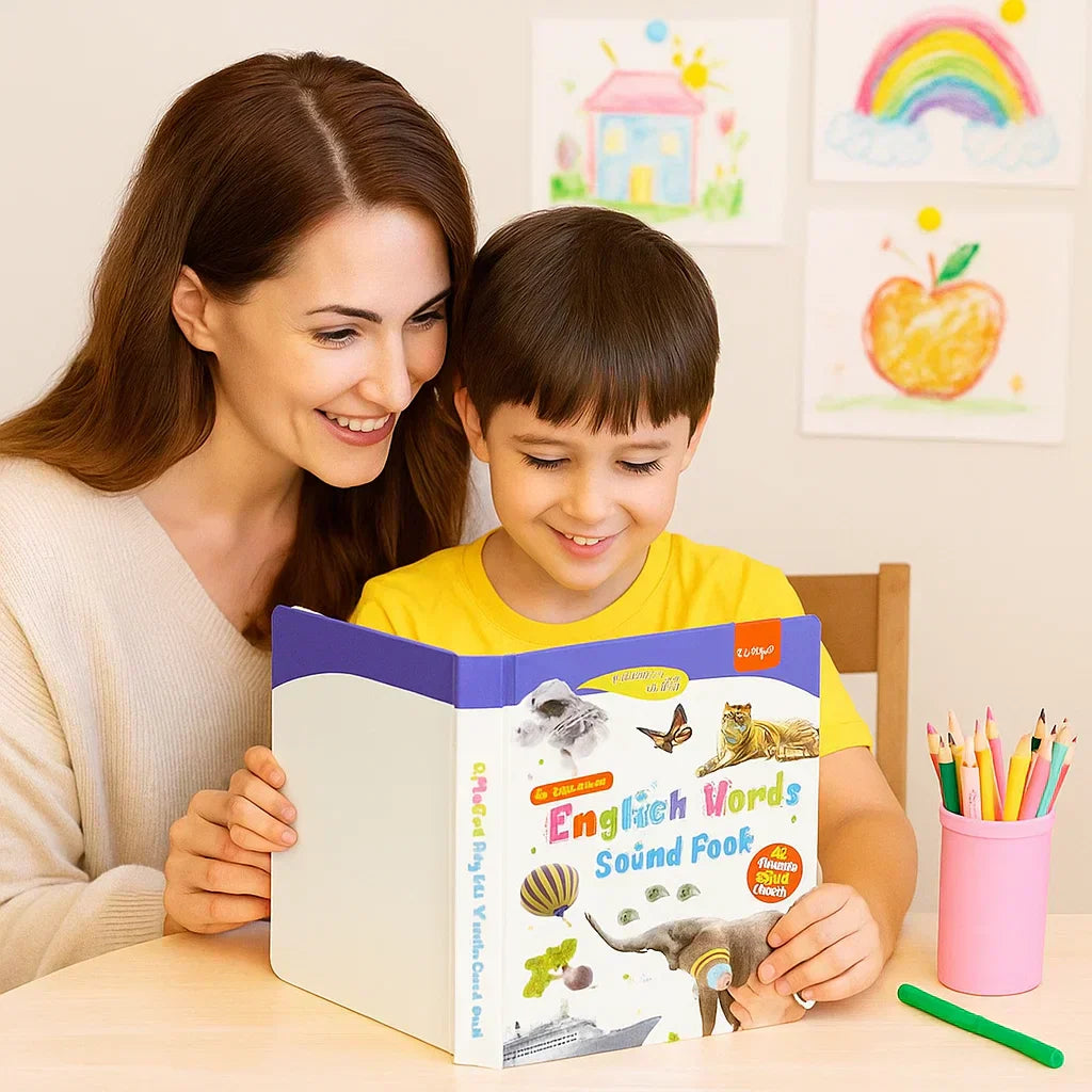 Interaktives Englisch-Lernbuch für Kinder zur frühen Sprachförderung | Temsk