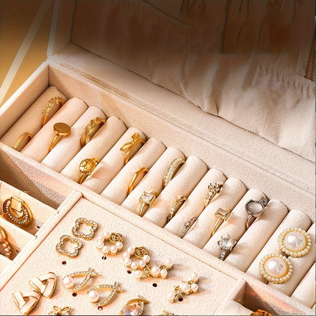 Timeless Leather Jewelry Box for Travel and Home Storage | Temsk