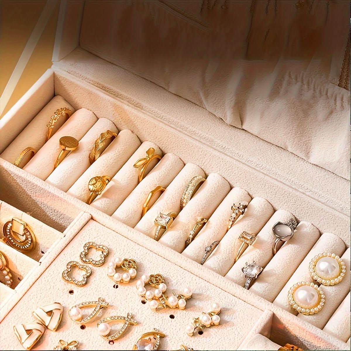 Timeless Leather Jewelry Box for Travel and Home Storage | Temsk