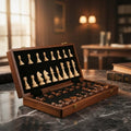 AstraFold Premium Wooden Chess Set With Durable Solid Wood Pieces | Temsk