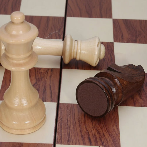Conjunto Premium de Xadrez AstraFold em Madeira Maciça Durável | Temsk