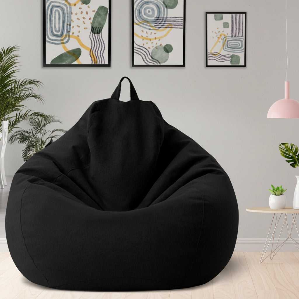 Leinenoptik ergonomischer Sessel für Entspannung zu Hause | Temsk