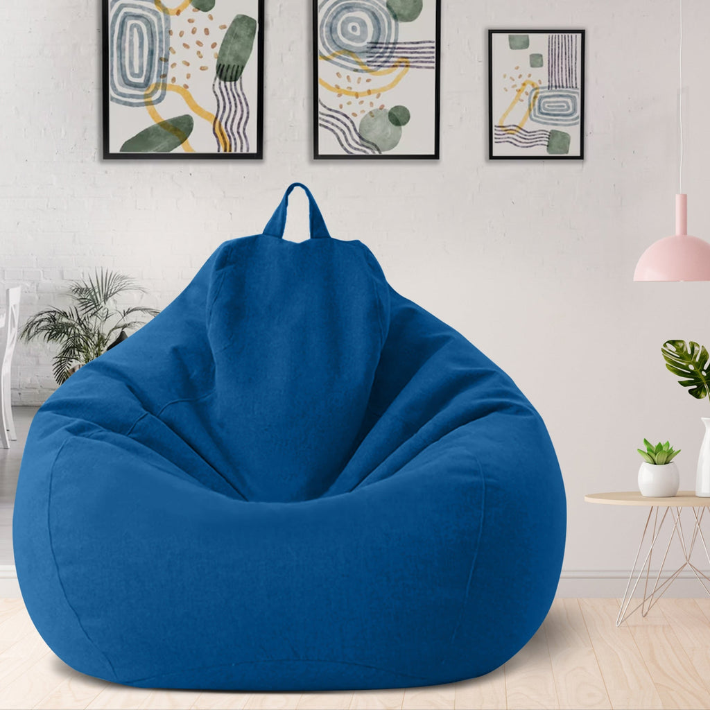 Leinenoptik ergonomischer Sessel für Entspannung zu Hause | Temsk