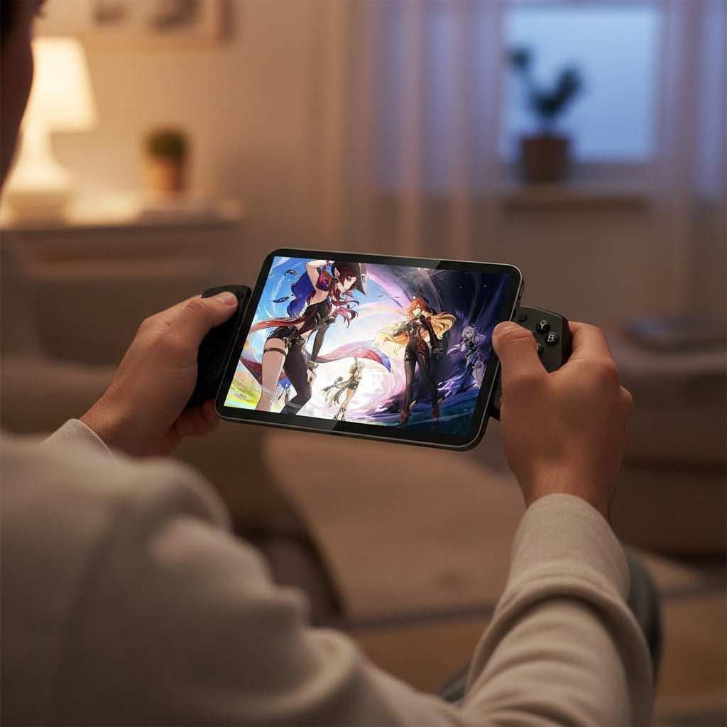 NovaGrip X5 lehký mobilní ovladač s Hall joystickem a ergonomickým tvarem | Temsk