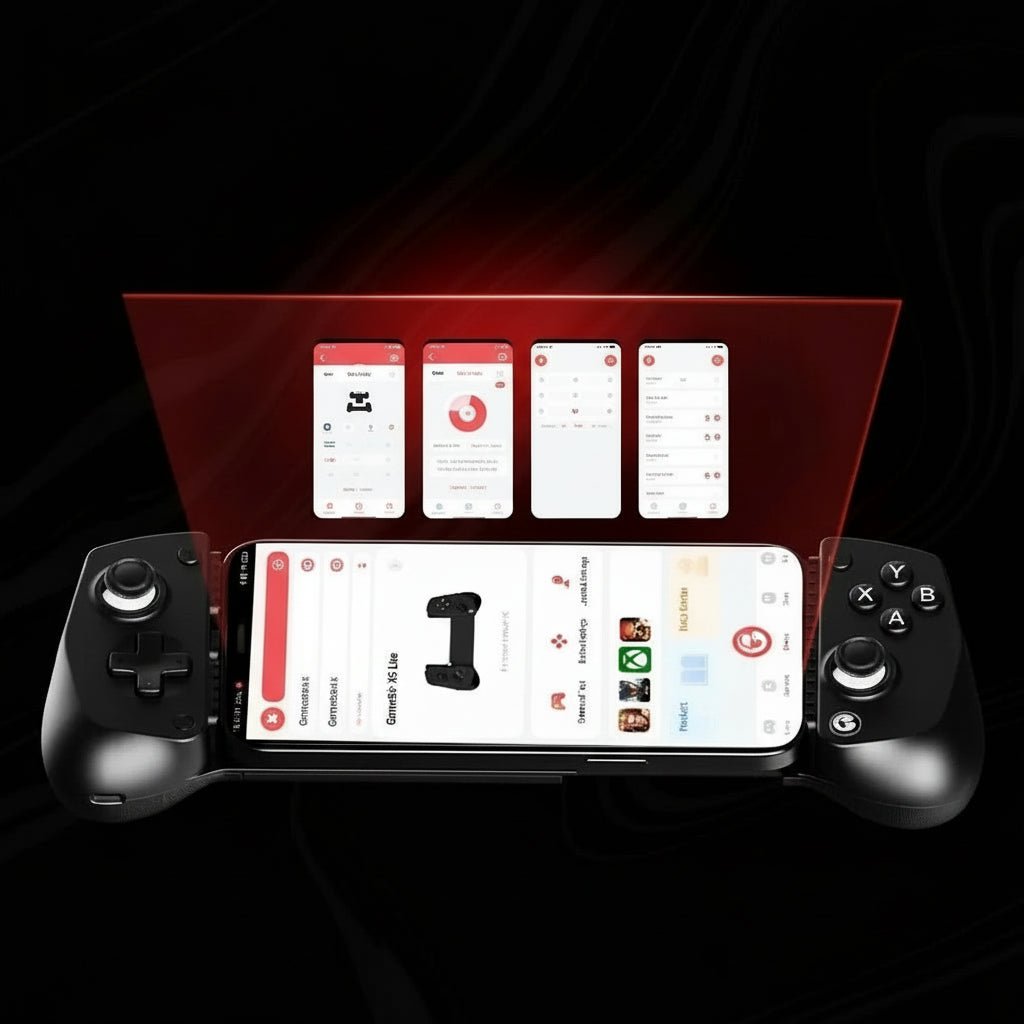 NovaGrip X5 lehký mobilní ovladač s Hall joystickem a ergonomickým tvarem | Temsk