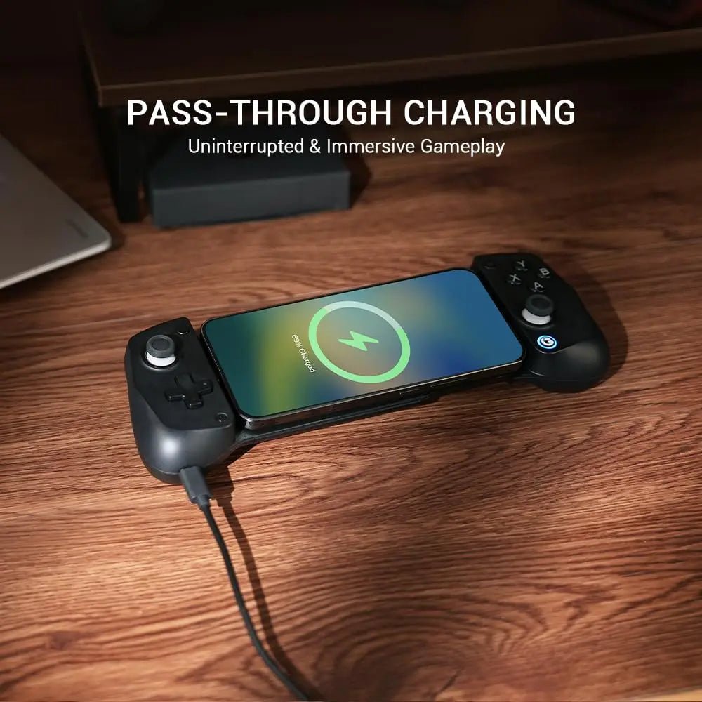 NovaGrip X5 lehký mobilní ovladač s Hall joystickem a ergonomickým tvarem | Temsk