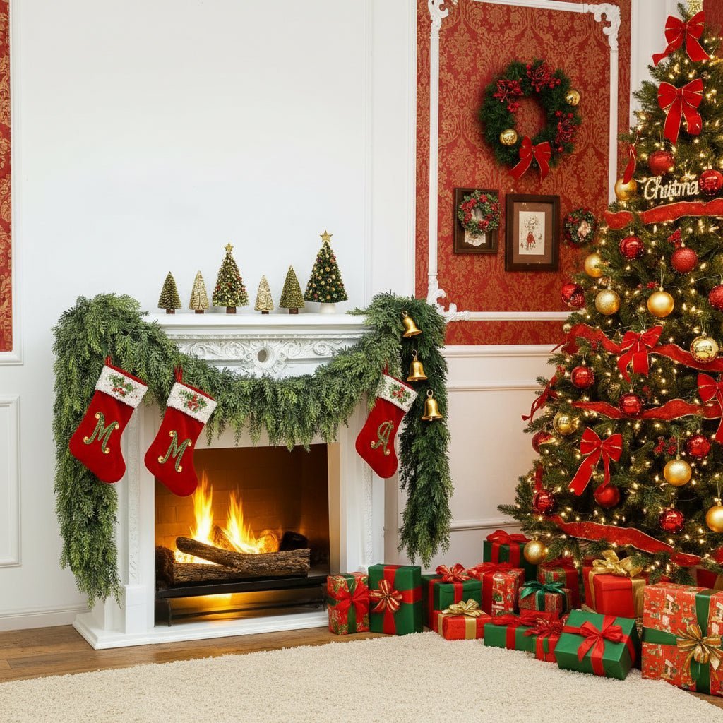 CedarCraft Handmade Christmas Garland With Lush Cedar Needles | Temsk