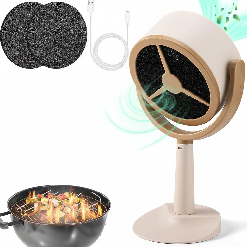 Rechargeable Range Hood Portable Exhaust Fan For Kitchen Ventilation | Temsk