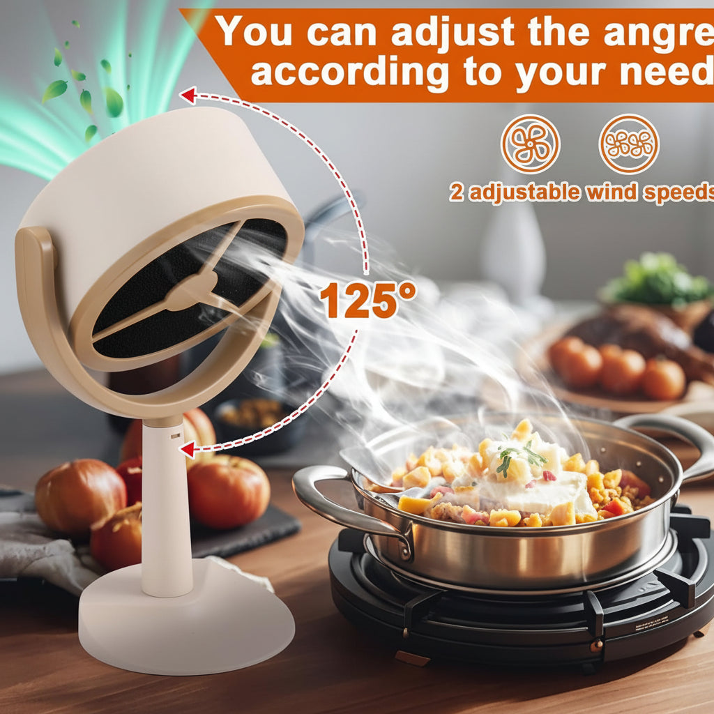 Rechargeable Range Hood Portable Exhaust Fan For Kitchen Ventilation | Temsk