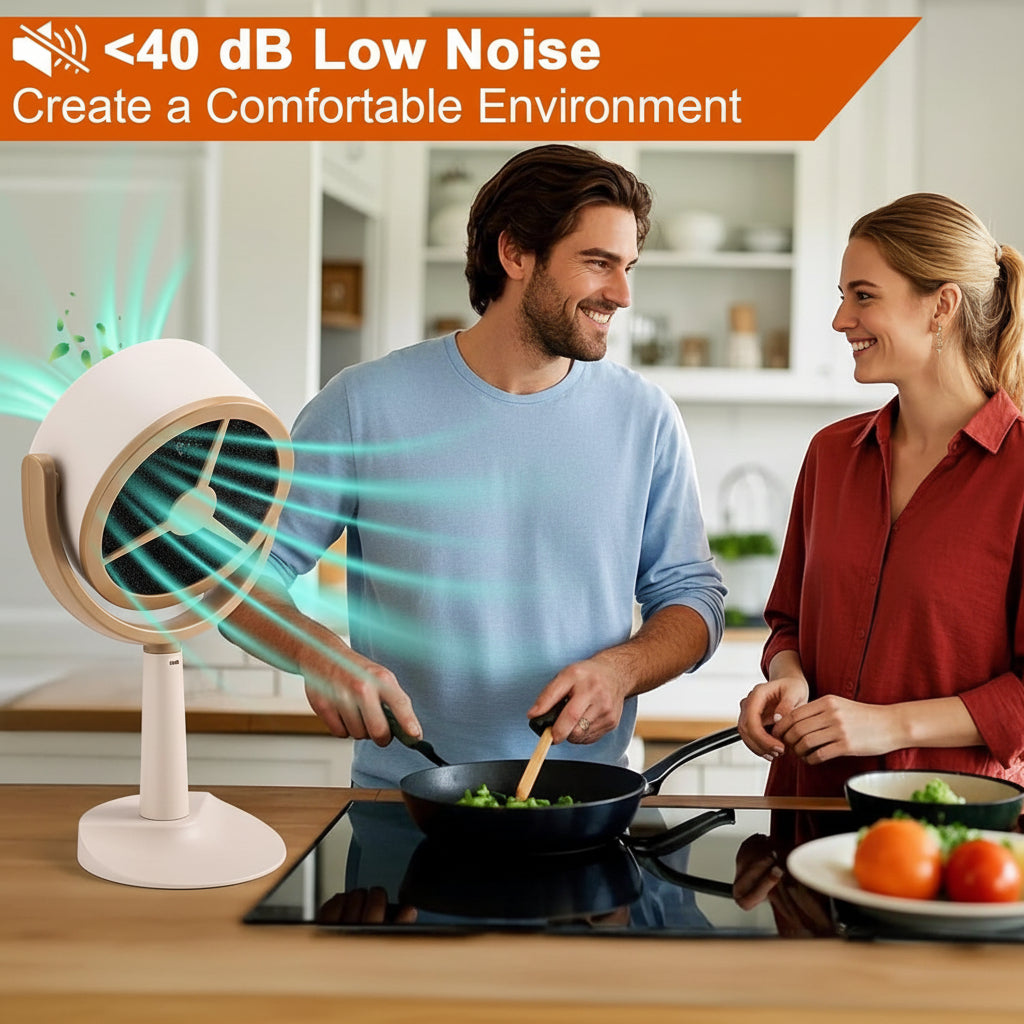 Rechargeable Range Hood Portable Exhaust Fan For Kitchen Ventilation | Temsk