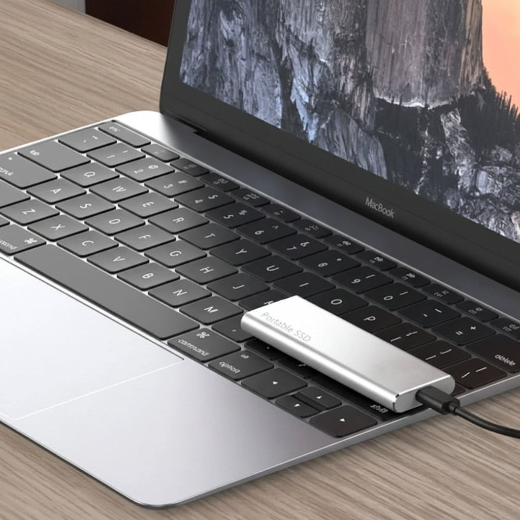 Slim USB C External Drive 500GB Portable Storage Solution | Temsk