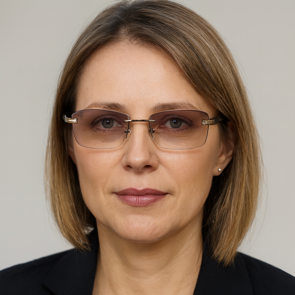 Varifocal Glasses With Blue Light Shield Rimless Reading | Temsk