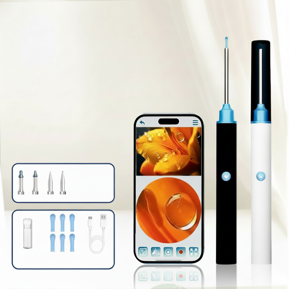 1080P HD Otoscope Camera With LED Light For Ear Wax Cleaning | Temsk