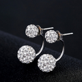 Sterling Silver Flower CZ Stud Earrings For Mother's Day Present | Temsk