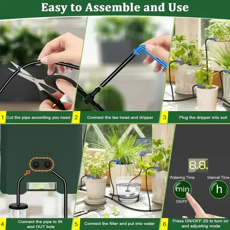 AquaNova Smart Solar Powered Drip Irrigation System | Temsk