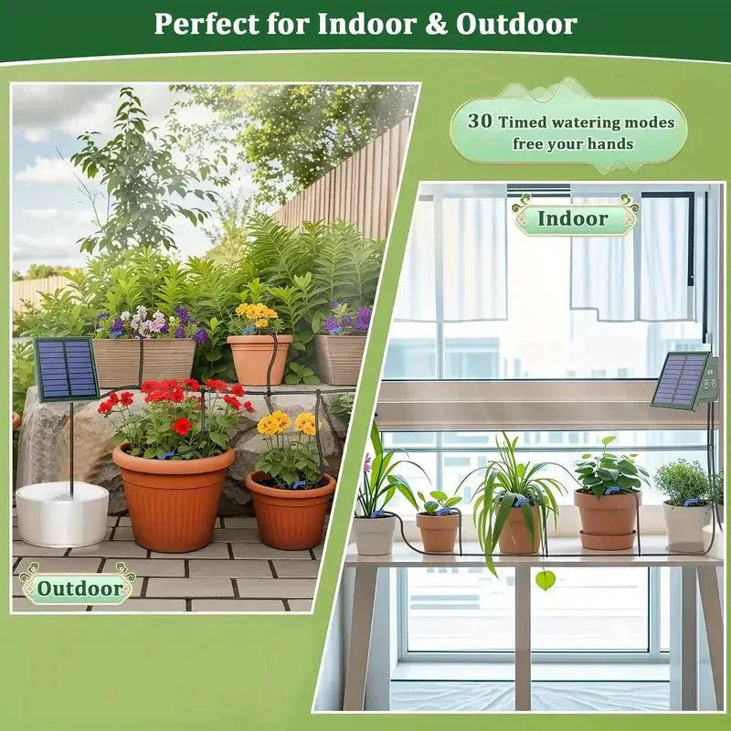 AquaNova Smart Solar Powered Drip Irrigation System | Temsk