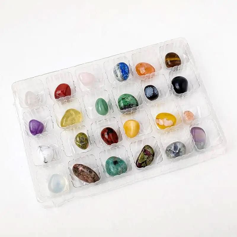LumenQuest Advent Calendar 2025 – 24 Natural Crystals for Discovery and Joy | Temsk