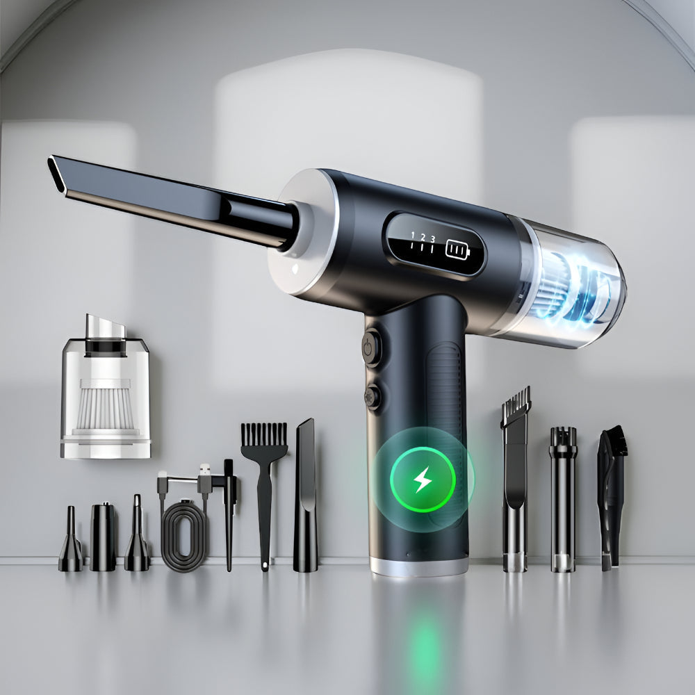 Kabelloser Staubwedel mit elektrischem Luftstrom zur Reinigung von Elektronik | Temsk