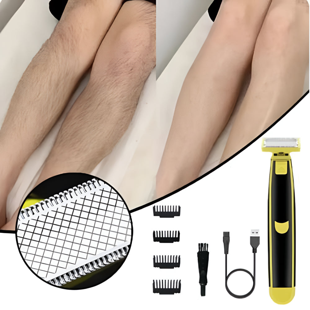 Rechargeable USB Electric Shaver For Face And Body Hair Trimming | Temsk