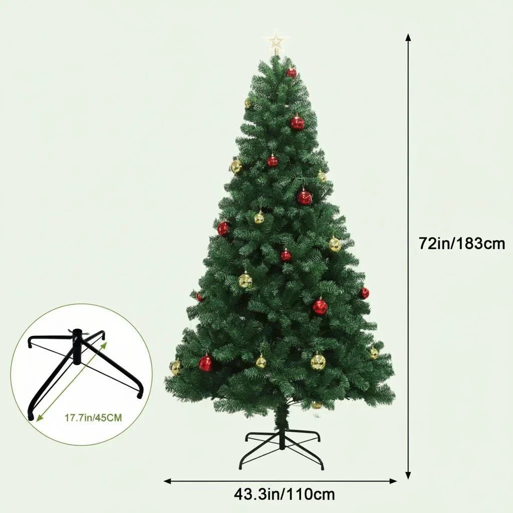 LumiPine LED Artificial Tree With Eight Festive Light Patterns | Temsk