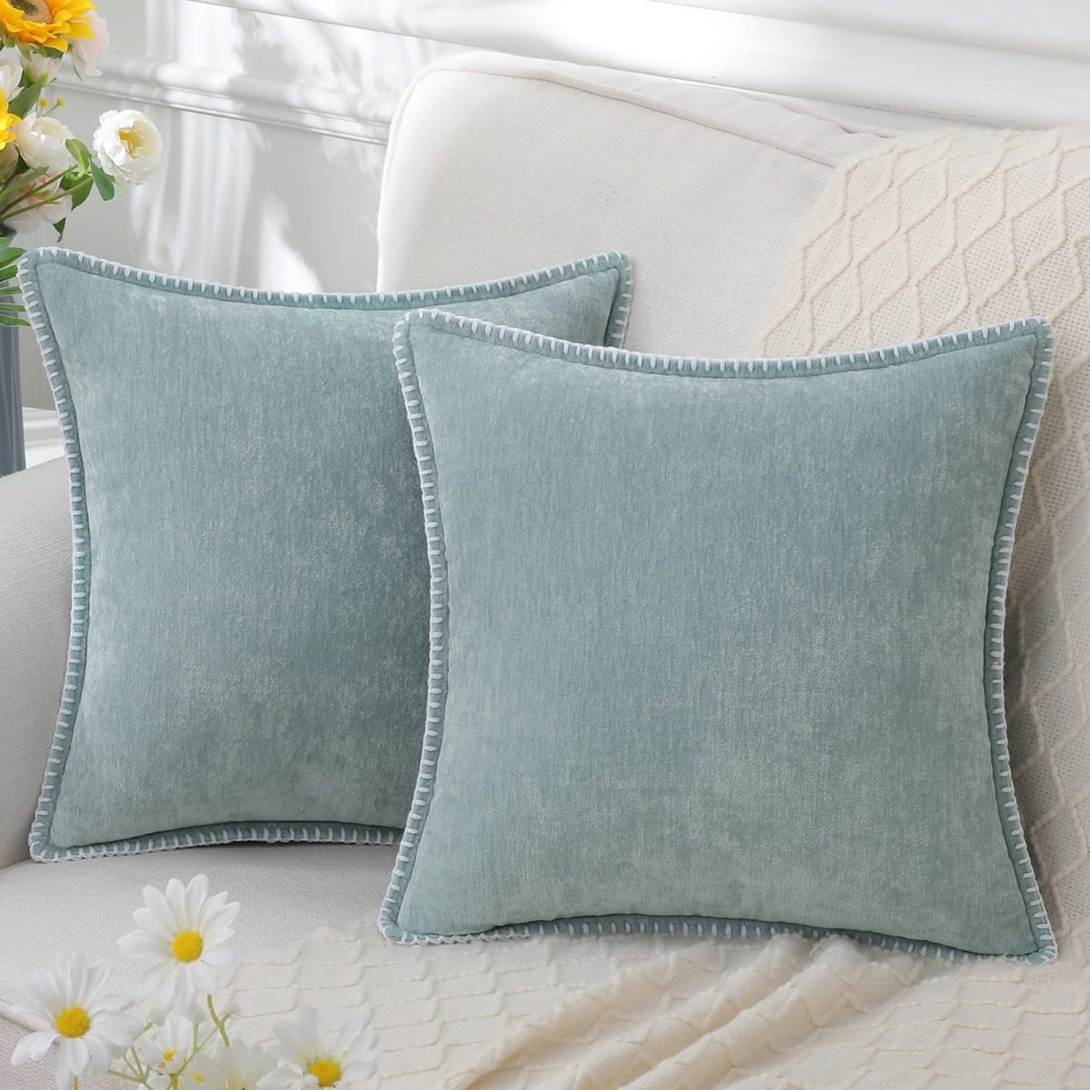 Luminara Home Elegant Chenille Pillowcase for Soft Decorative Comfort | Temsk