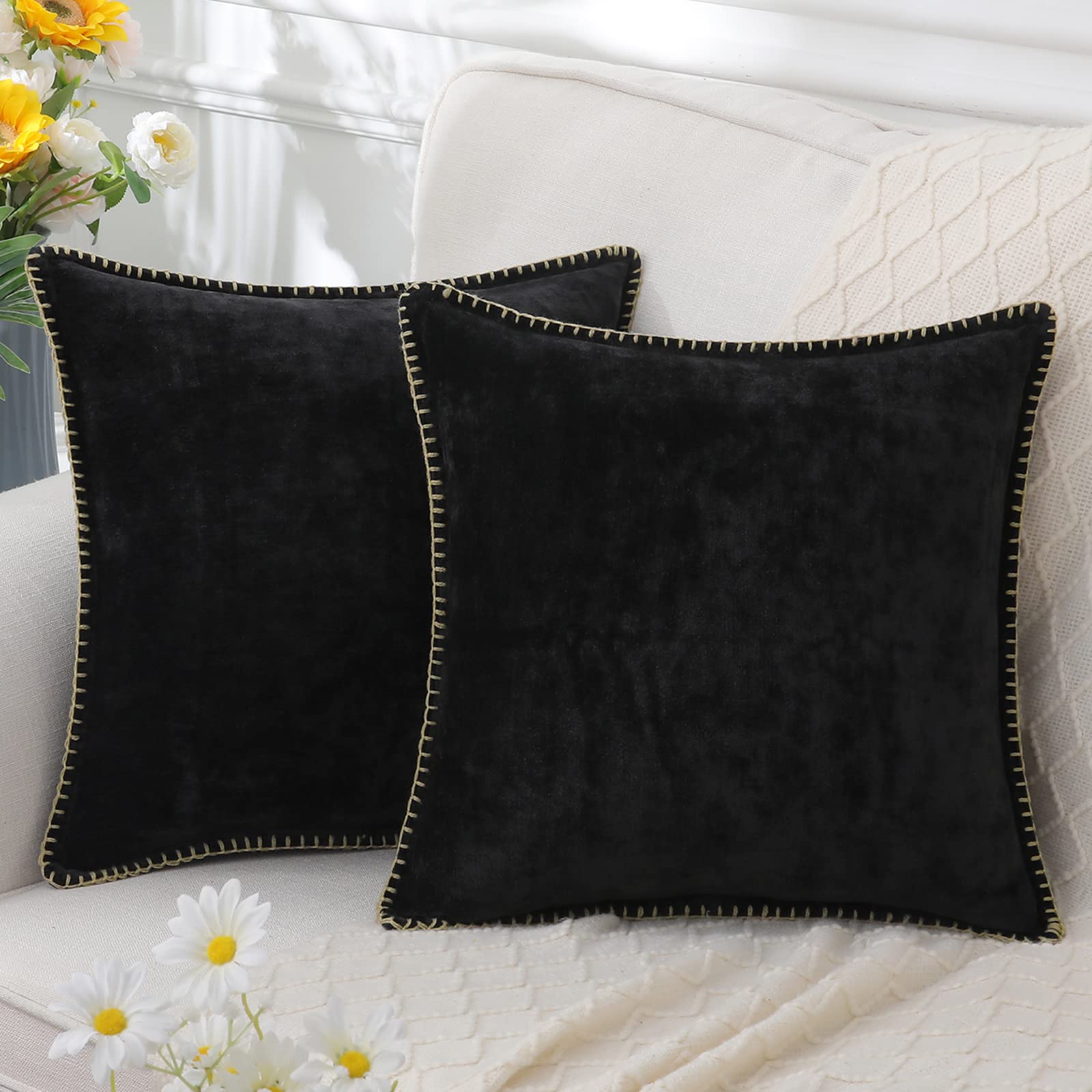 Luminara Home Elegant Chenille Pillowcase for Soft Decorative Comfort | Temsk