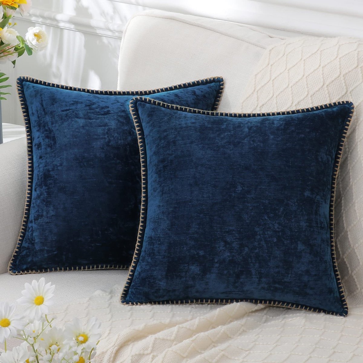 Luminara Home Elegant Chenille Pillowcase for Soft Decorative Comfort | Temsk
