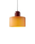 Glass Flush Mount Ceiling Light With Soft Coloured Shade | Temsk