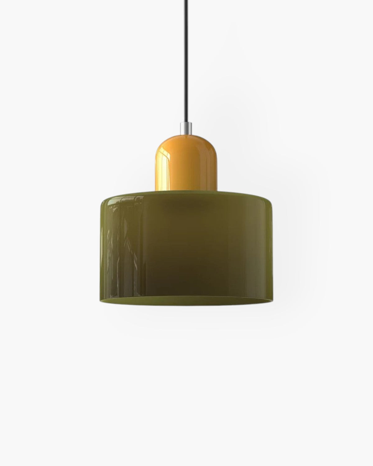 Glass Flush Mount Ceiling Light With Soft Coloured Shade | Temsk