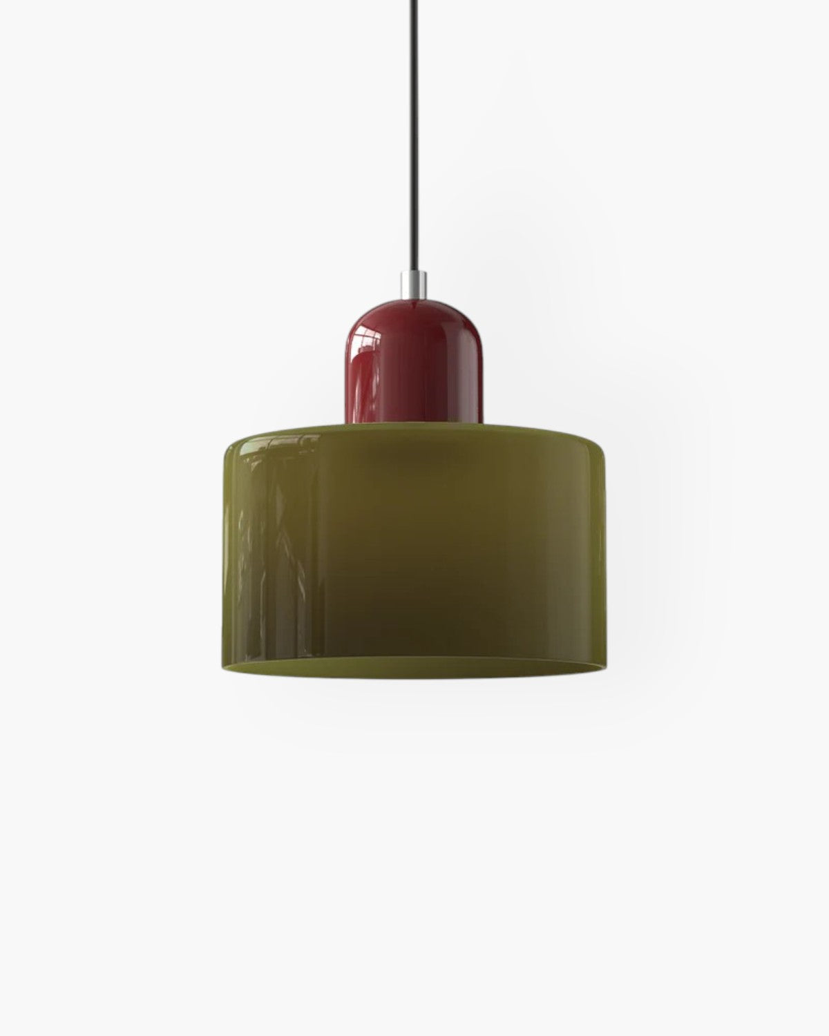 Glass Flush Mount Ceiling Light With Soft Coloured Shade | Temsk