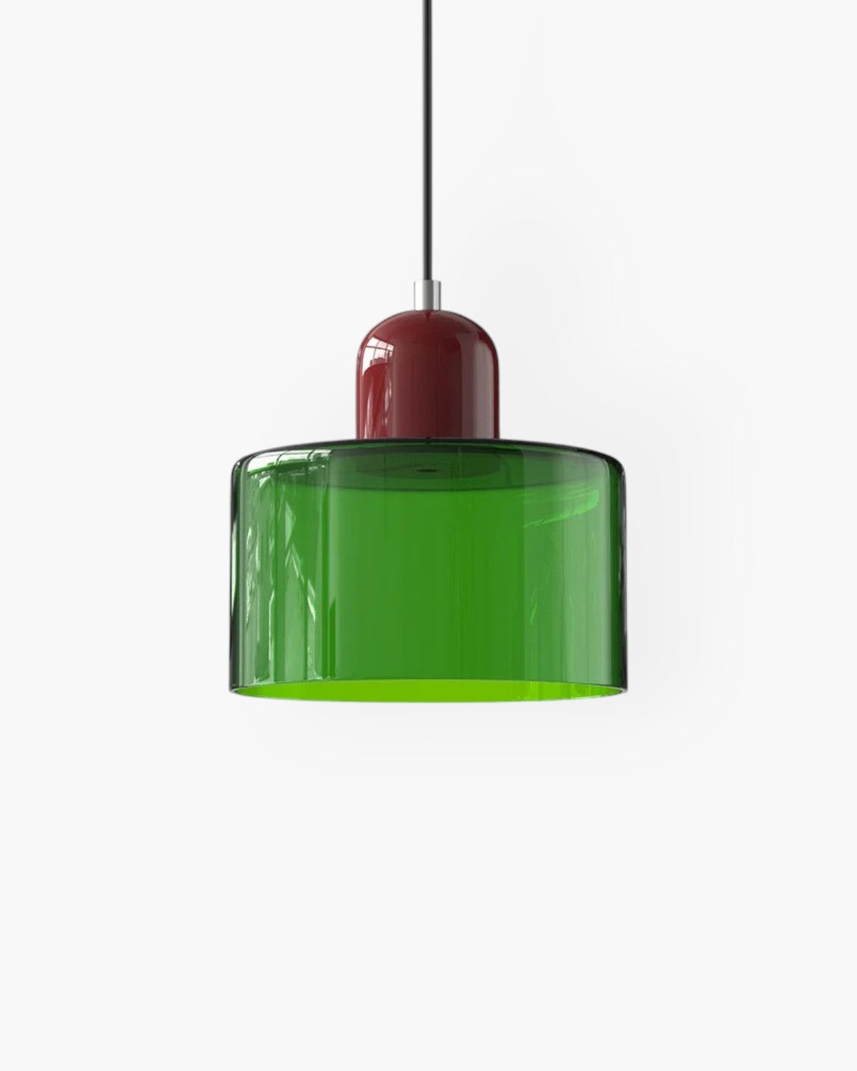 Glass Flush Mount Ceiling Light With Soft Coloured Shade | Temsk