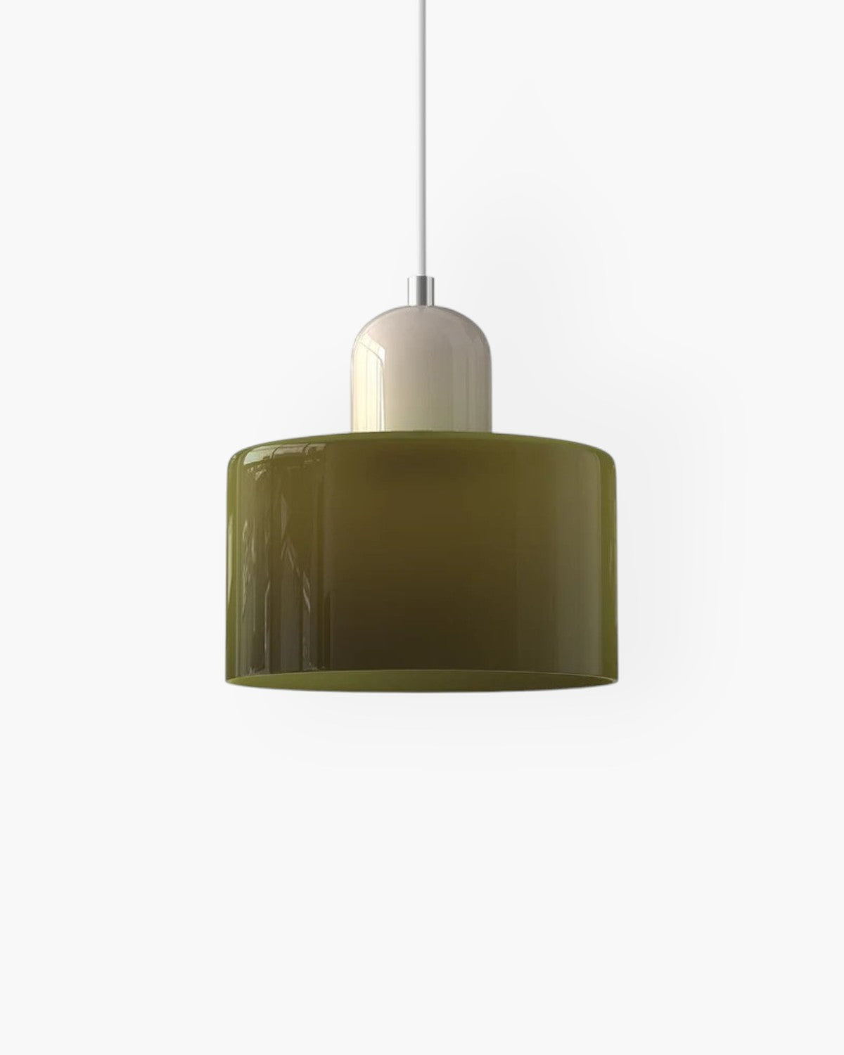 Glass Flush Mount Ceiling Light With Soft Coloured Shade | Temsk