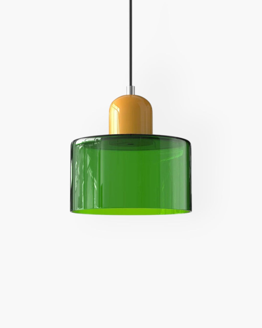 Glass Flush Mount Ceiling Light With Soft Coloured Shade | Temsk
