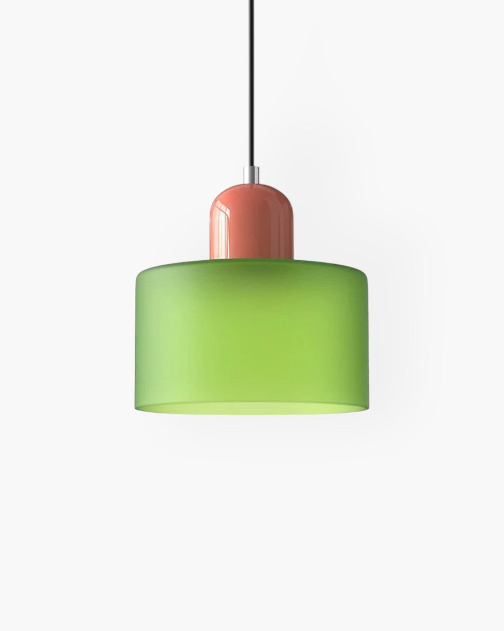 Glass Flush Mount Ceiling Light With Soft Coloured Shade | Temsk