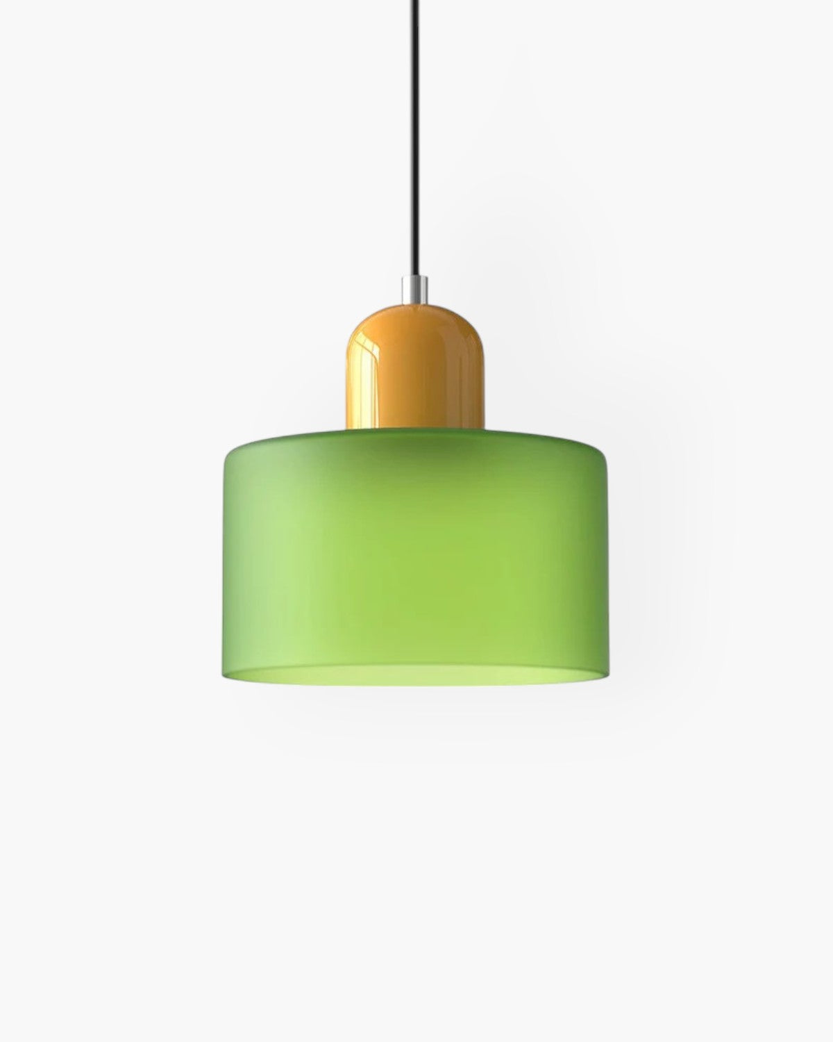 Glass Flush Mount Ceiling Light With Soft Coloured Shade | Temsk