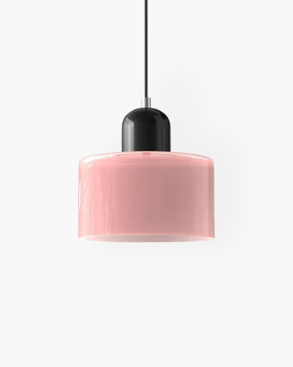 Glass Flush Mount Ceiling Light With Soft Coloured Shade | Temsk