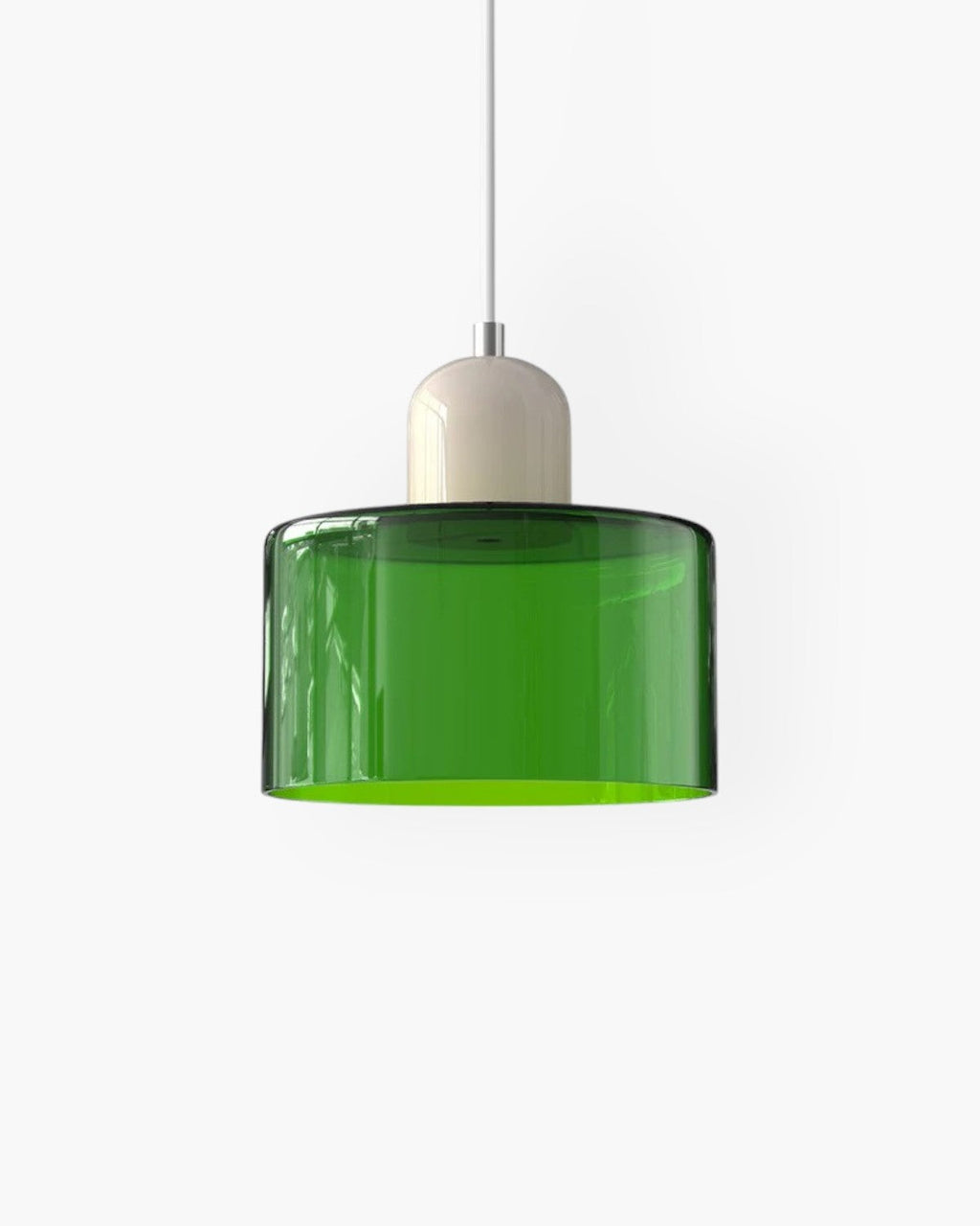 Glass Flush Mount Ceiling Light With Soft Coloured Shade | Temsk