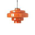 Coloured Glass Pendant Light In Bowl Form, Bauhaus Style | Temsk